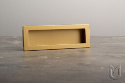 Úchytka Misura 96 zápustná zlatá matná